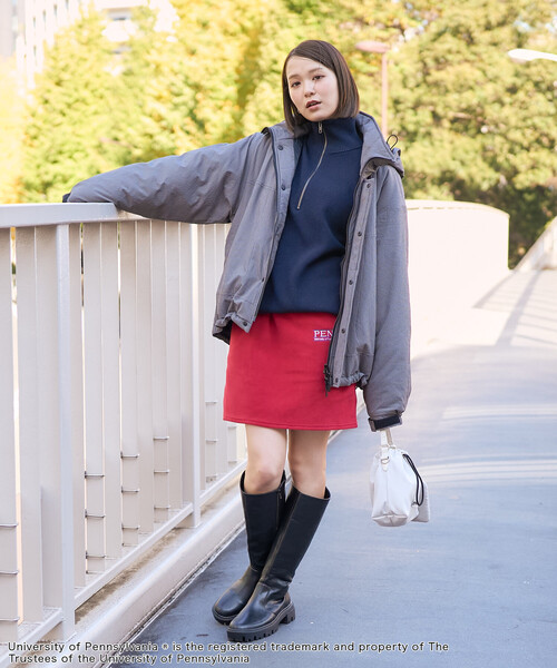 FREAK'S STORE（フリークスストア） スカート カレッジロゴ フリース