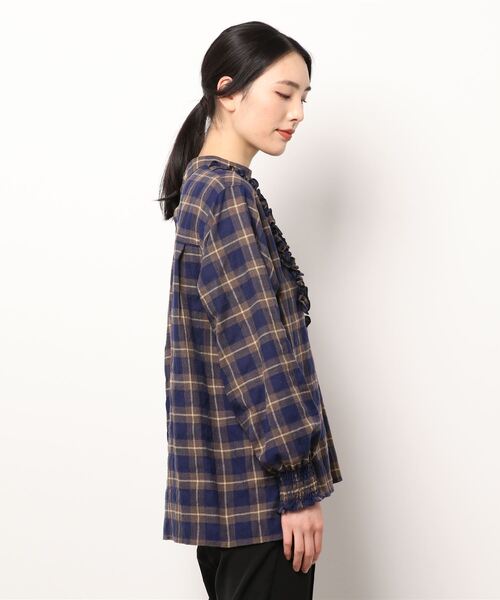 「H.A.K」 長袖ブラウス FREE グリーン レディース_画像2