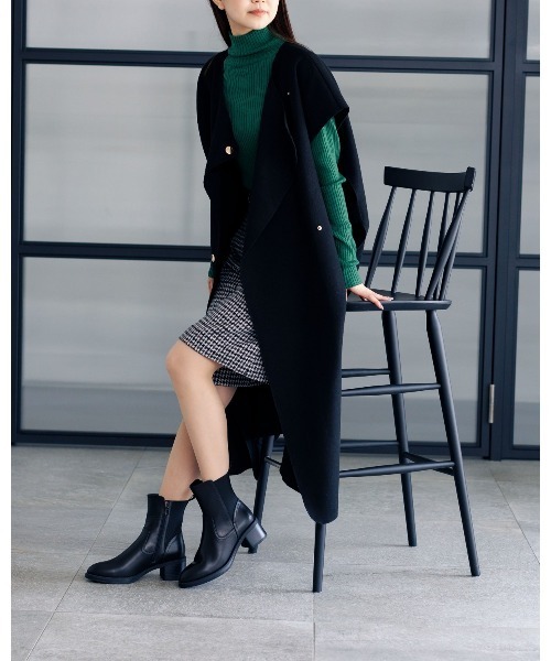 「HIMIKO」 ブーツ 23.5cm ブラウン レディース_画像4