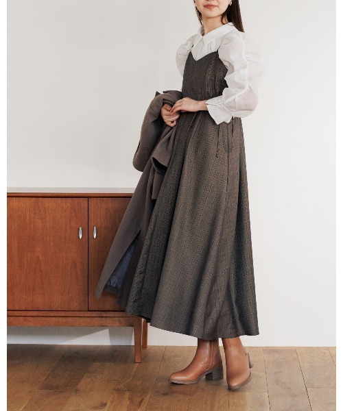 「HIMIKO」 ブーツ 23.5cm ブラウン レディース_画像9