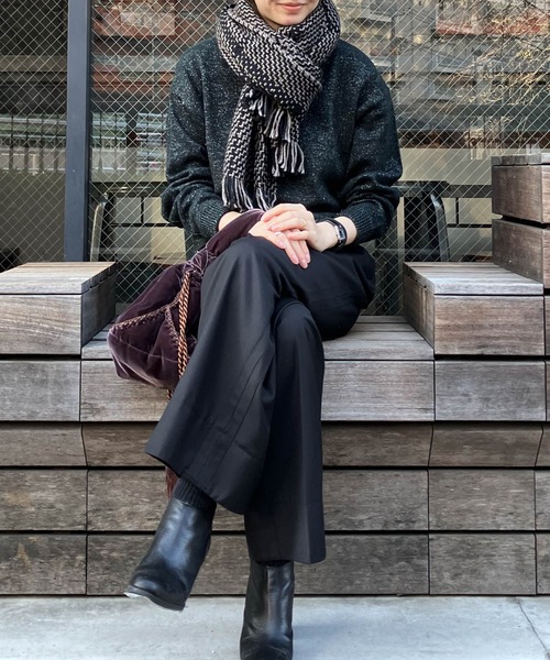 「John branigan」 ストール FREE ベージュ レディース_画像9