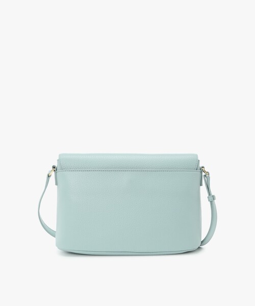 【極美品】agnes b. アニエスベー レザー ショルダー バッグ　ブルー agnes b.（アニエスベー） ショルダーバッグ バッグ レザー スモール