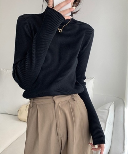 「deux amour」 長袖ニット FREE アイボリー レディース_画像9