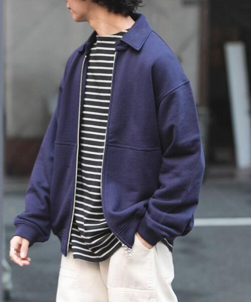 FORK&SPOON（フォークアンドスプーン） カーディガン ジップスウェット