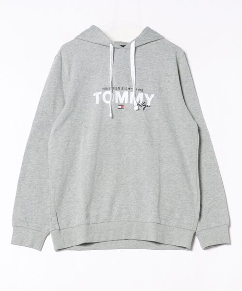 トミーヒルフィガー　長袖　パーカー　M　黒　プルオーバー　裏起毛　ビンテージ　ビッグロゴ TOMMY HILFIGER（トミー・ヒルフィガー） パーカー 「オンライン限定