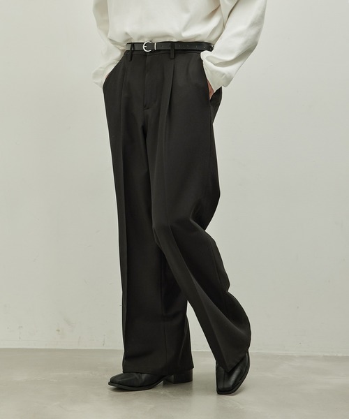 「JUNRED」 スラックス M オフホワイト メンズ_画像2