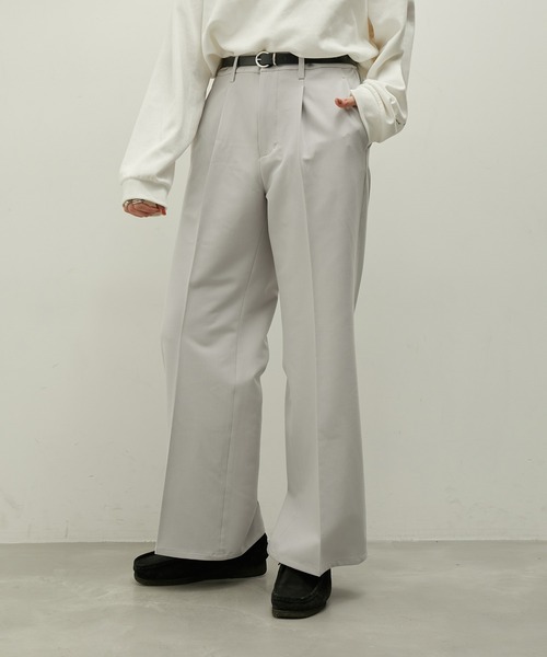 「JUNRED」 スラックス M オフホワイト メンズ_画像4