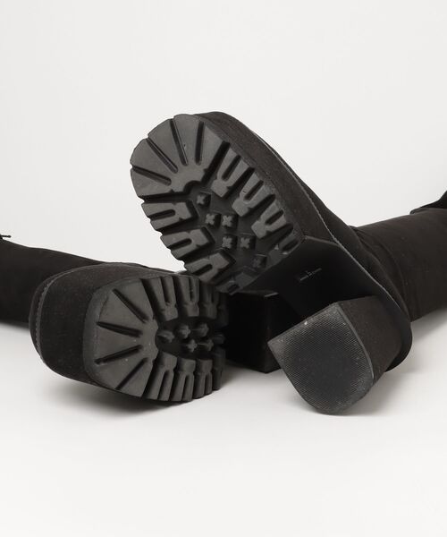 EMODA（エモダ） ロングブーツ LARGE ブラック レディース : ZOZOTOWN