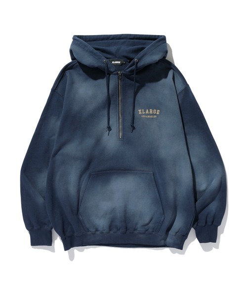 XLARGE（エクストラ ラージ） パーカー HALF ZIP UP HOODED SWEATSHIRT