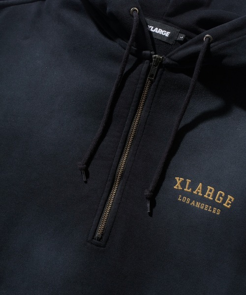 ロージーモンスター♡half zip parker【BLACK】 XLARGE（エクストラ ラージ） パーカー HALF ZIP UP HOODED SWEATSHIRT