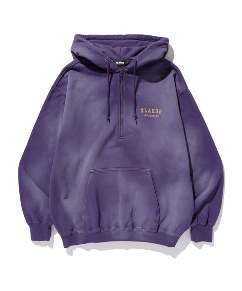 viaj ZIP BIGパーカー パープル PIGMENT DYED EMBOSS LOGO ZIP HOODED SWEAT – calif（カリフ）公式サイト