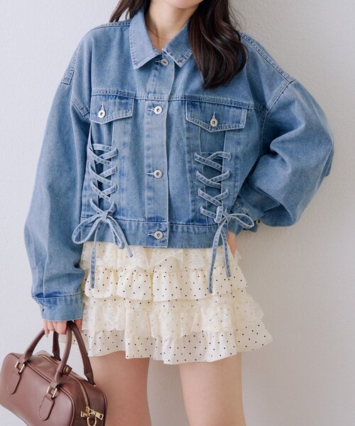 continuer de NICE CLAUP デニムジャケット gジャン 「セットアップ