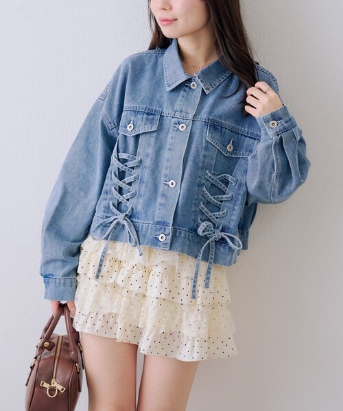 continuer de NICE CLAUP デニムジャケット gジャン 「セットアップ 