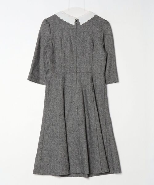 「LAISSE PASSE」 7分袖ワンピース MEDIUM ブラック レディース_画像2