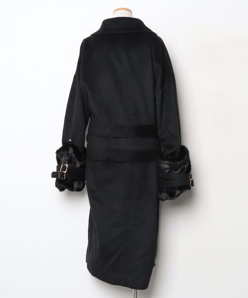 「Crayme，」 コート - ブラック レディース_画像2
