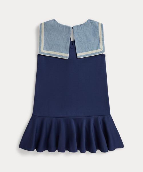 Polo Ralph Lauren Childrenswear ワンピース インディゴ ポンチ