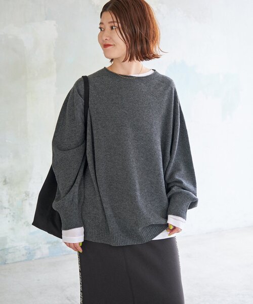 「Spick & Span」 長袖ニット FREE ピンク系その他 レディース_画像5