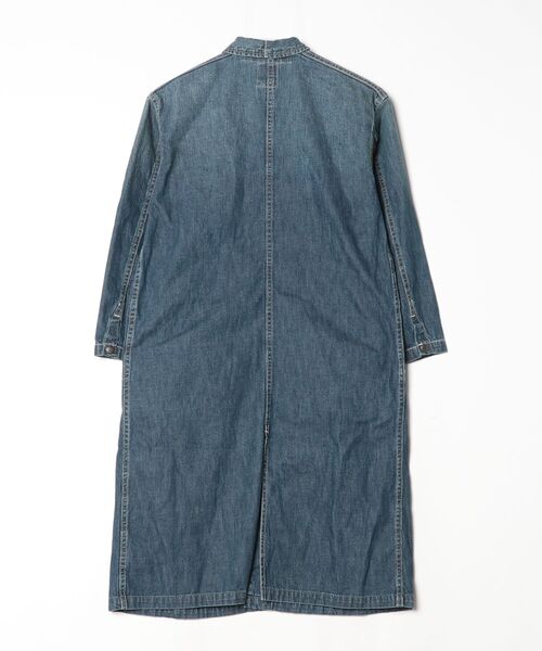 「DENIM DUNGAREE」 長袖ワンピース 140 ブルー レディース_画像2