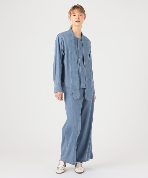 MACPHEE（マカフィー） デニムパンツ 34 ブルー レディース : ZOZOTOWN