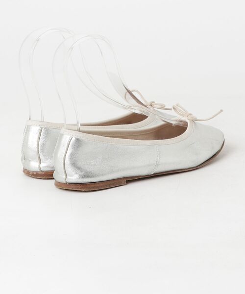 「CORSO ROMA,9」 バレエシューズ 36 シルバー レディース_画像2