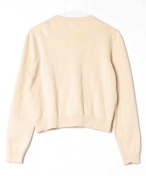 「CABaN」 ニットカーディガン S ベージュ レディースの画像
