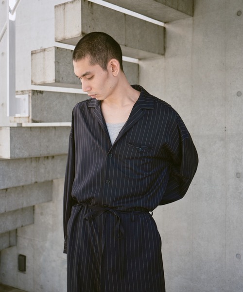 「Camphor wood」 オールインワン MEDIUM ブラック メンズ