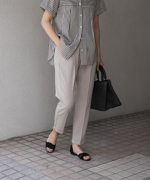 「URBAN RESEARCH DOORS」 イージーパンツ SMALL ベージュ レディース_画像3