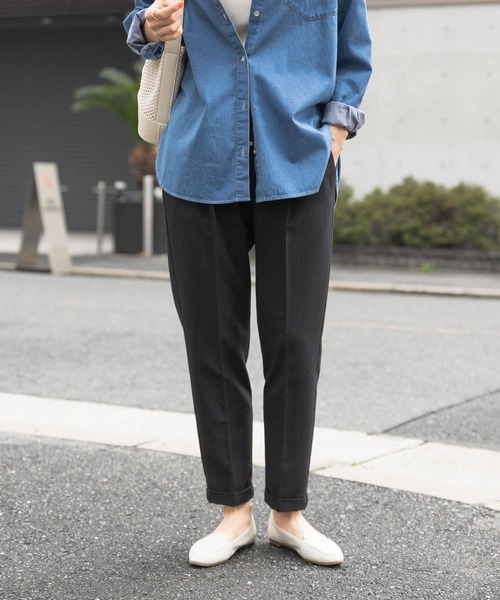 「URBAN RESEARCH DOORS」 イージーパンツ SMALL ベージュ レディース_画像4