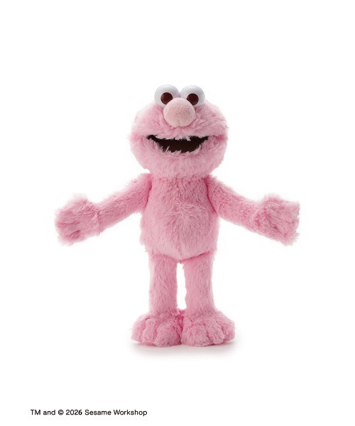 ピンクエルモ SESAME STREET（セサミストリート） おもちゃ ぬいぐるみS エルモ