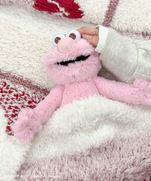 ピンクエルモ ぬいぐるみチャーム エルモ ピンク(ぬいチャーム)｜SESAME STREET