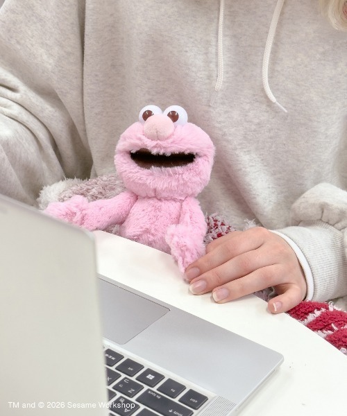 ピンクエルモ SESAME STREET（セサミストリート） おもちゃ ぬいぐるみS エルモ