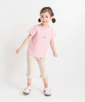 パンツ 「ブランシェスmini」カット7分丈パ...の詳細画像4