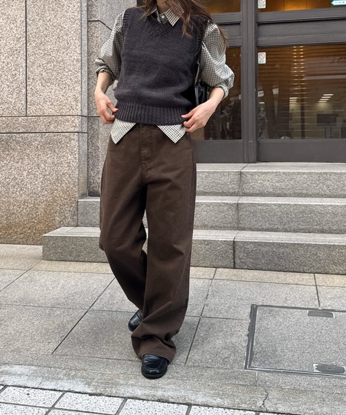 「CANAL JEAN」 「Sleek」デニムパンツ MEDIUM ブラウン レディース