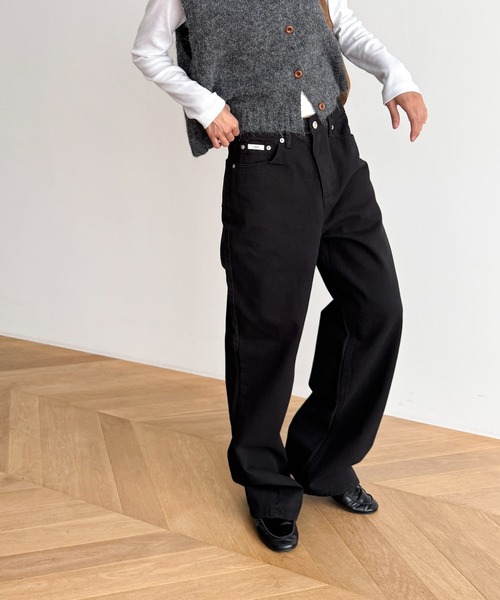 「CANAL JEAN」 「Sleek」デニムパンツ MEDIUM ブラウン レディース