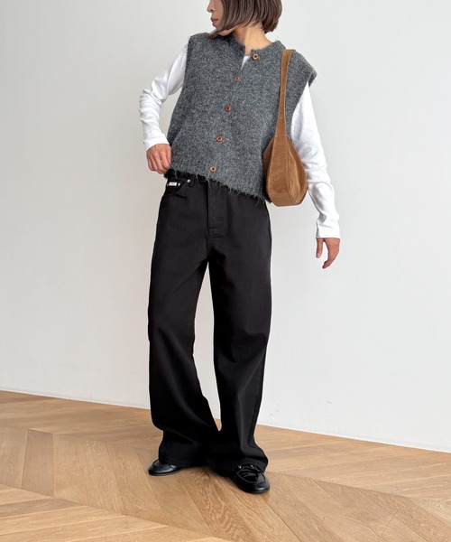 「CANAL JEAN」 「Sleek」デニムパンツ MEDIUM ブラウン レディース
