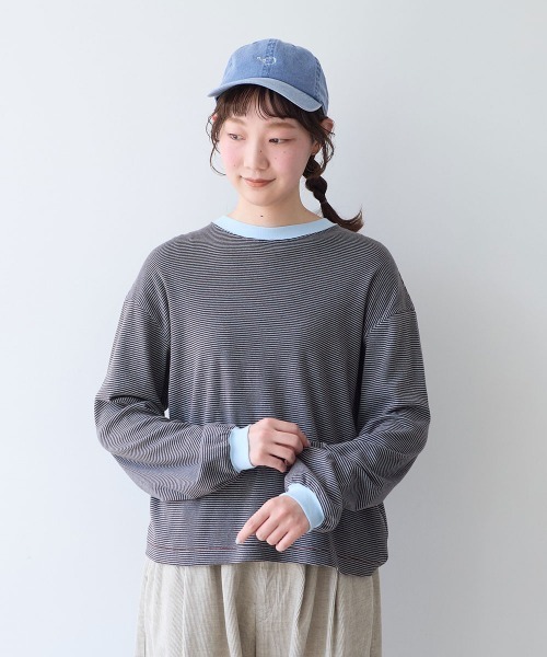 bulle de savon（ビュルデサボン） tシャツ 30/-度甘フライスボーダー