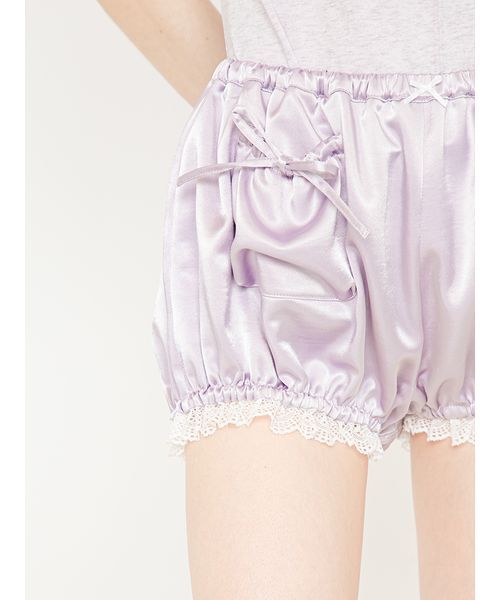 SORIN（ソリン） パンツ Satin Puffed Short Pants/サテン パフ