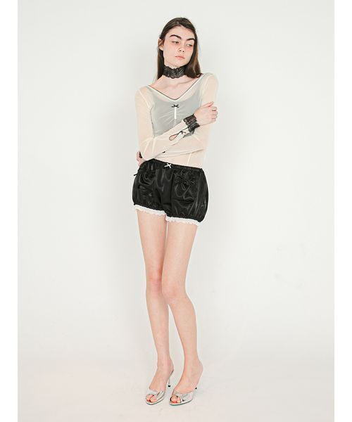 SORIN（ソリン） パンツ Satin Puffed Short Pants/サテン パフ