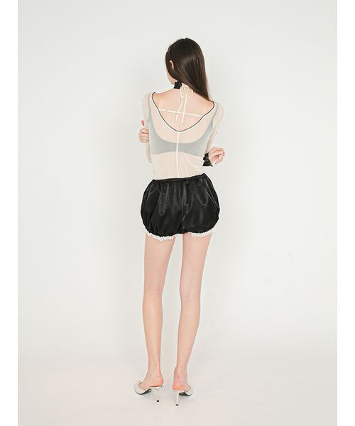 SORIN（ソリン） パンツ Satin Puffed Short Pants/サテン パフ
