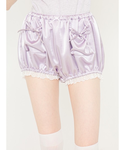 SORIN（ソリン） パンツ Satin Puffed Short Pants/サテン パフ