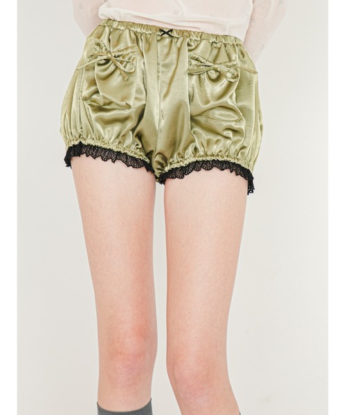 SORIN（ソリン） パンツ Satin Puffed Short Pants/サテン パフ