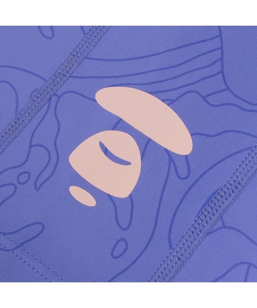 「AAPE BY A BATHING APE」 ショートパンツ SMALL パープル系その他5 レディース_画像5