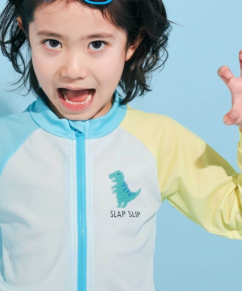 SLAP SLIP（スラップスリップ） ラッシュガード 消防車カブトムシ恐竜