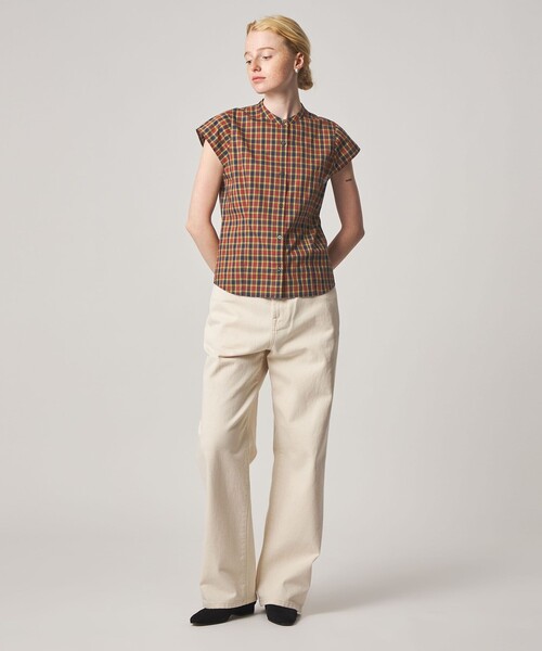 ブラウス シャツ 「Steven Alan」フレンチスリーブ ブラウス レディースの画像