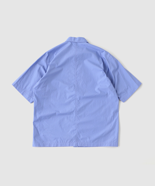 シャツ ATON（エイトン） SUVIN BROAD WASHED HALF SLEEVE SHIR メンズ レディースの画像
