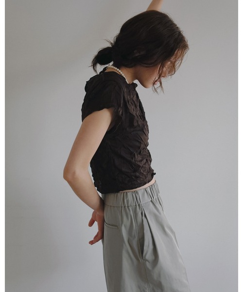 anuke（アンヌーク） tシャツ 半袖 Mellow Short Tops レディース 