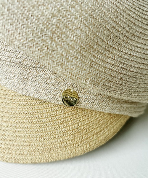 「ORIENT MILLINERY」 キャスケット FREE ネイビー レディース_画像2