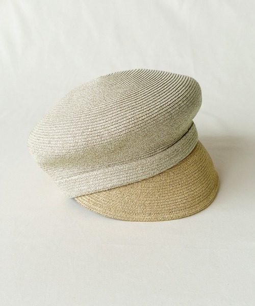「ORIENT MILLINERY」 キャスケット FREE ネイビー レディース_画像3