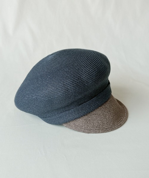 「ORIENT MILLINERY」 キャスケット FREE ネイビー レディース_画像6