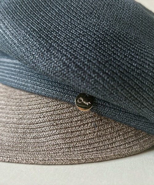 「ORIENT MILLINERY」 キャスケット FREE ネイビー レディース_画像7